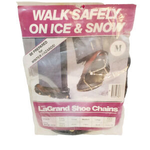 LaGrand Shoe Chains Size M~7-8.5 ~ Walk Safely on Ice and Snow New Reuseable